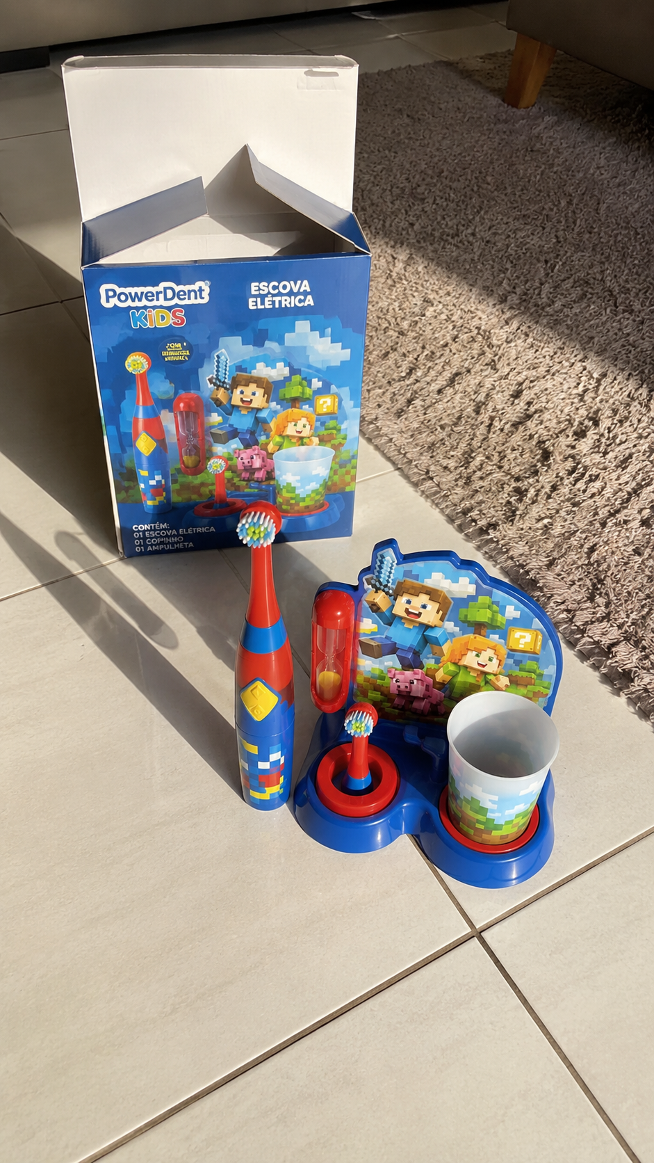Foto de avaliação de cliente 6 com o kit Escovinha Educativa