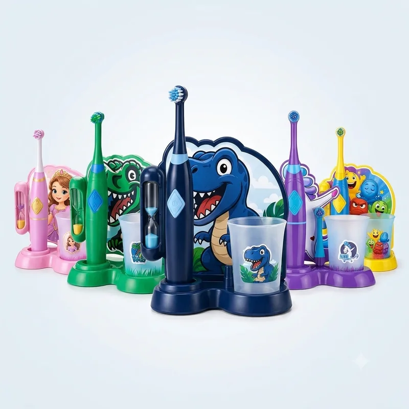 Kits Escovinha Educativa — vários personagens